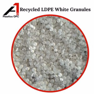 Recycled LDPE White Granules Polyethylene Resin Pellets for Injection Molding Plastic Processing
