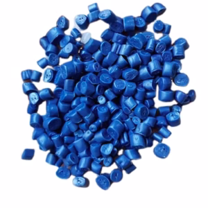 Blue Recycled LDPE Granules Injection Molding Grade High Impact Resistance General Purpose Resin