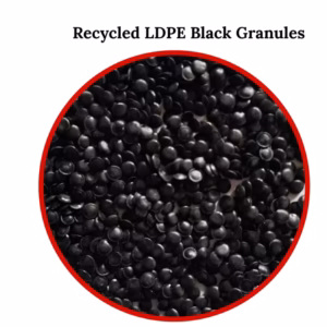 Recycled LDPE Black Granules Injection Molding Grade Film Grade Reinforced Polyethylene Resin Pellets