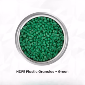 HDPE Plastic Granules Green Injection Molding Grade Standard Resin for General Applications