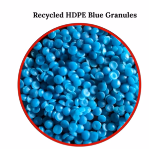 Recycled HDPE Blue Granules Injection Molding & Film Grade Reinforced Plastic Resin Pellets for Bag Applications