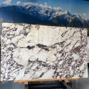 White Marble Big Slab Black Veins Polished Asia Stone Panel Waterproof for Kitchen Interior Flooring Wall Villa Apartment